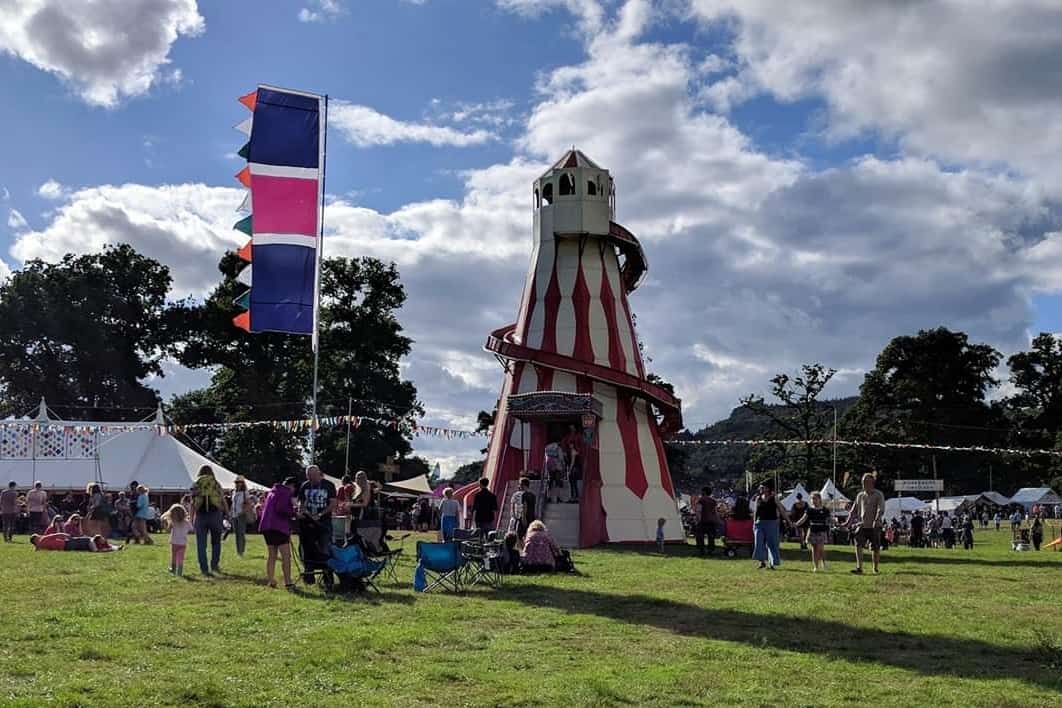 Family Friendly Festivals - Green Man Festival - helter skelter