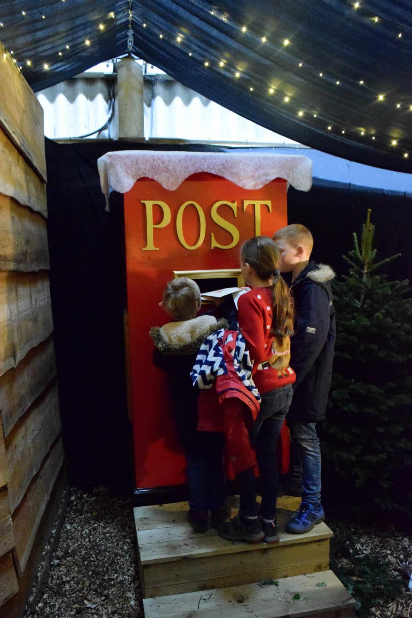 Posting letters to Father Christmas