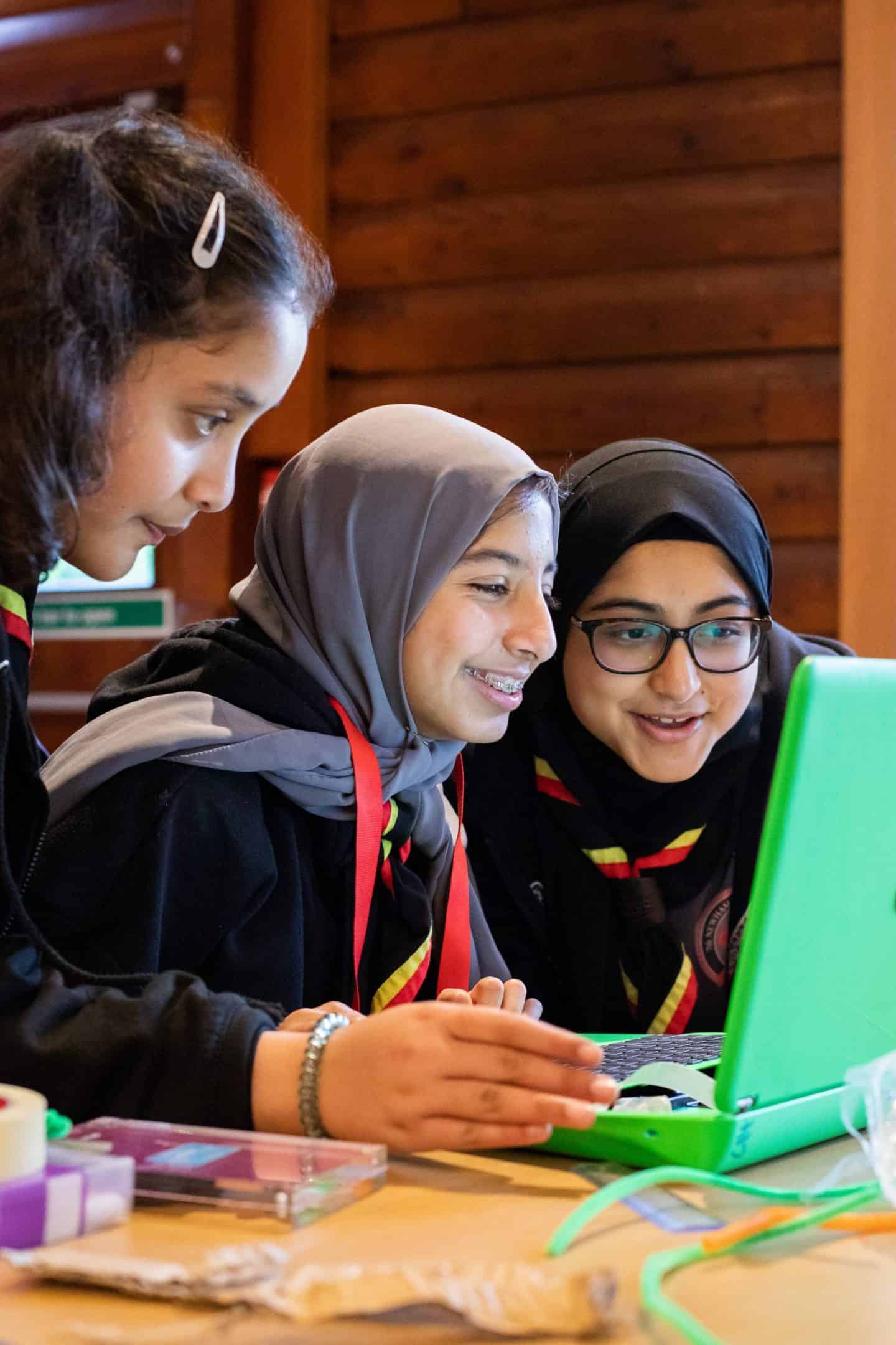Scouts using technology to solve problems at the Plusnet x Scouts hackathon event