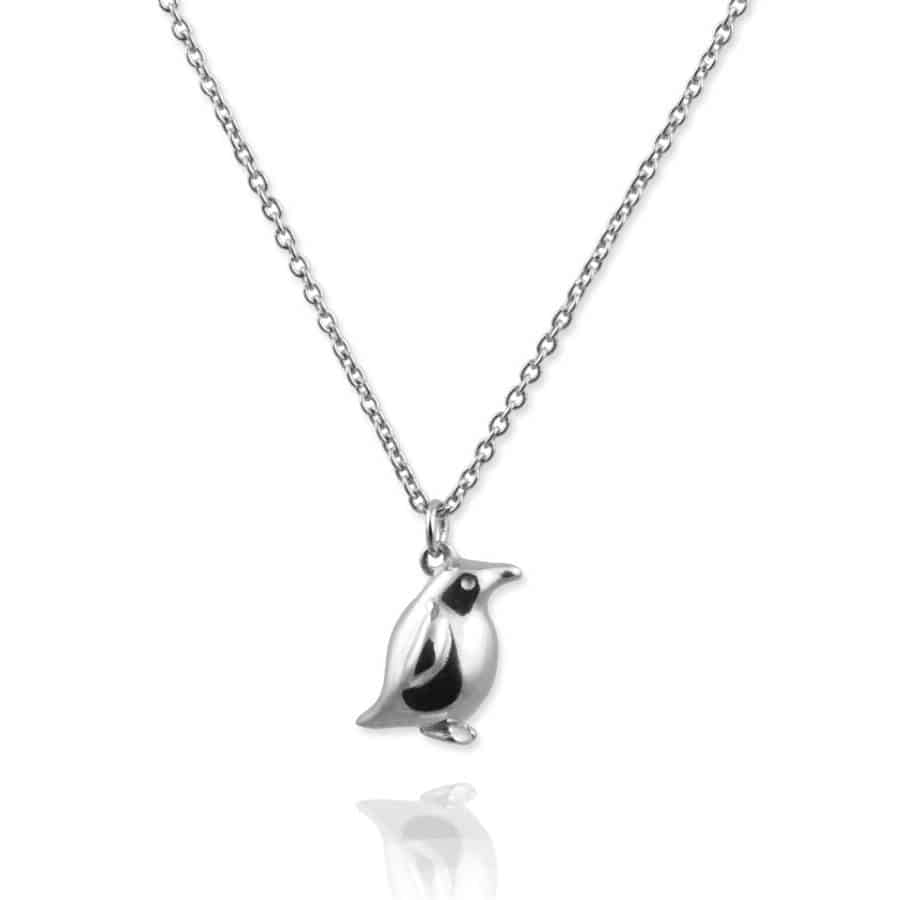 enter to win a silver penguin necklace