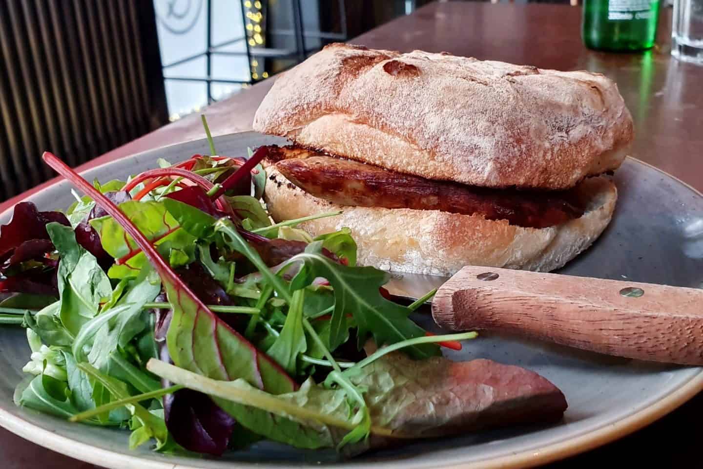 Ciabatta Sausage sandwich
