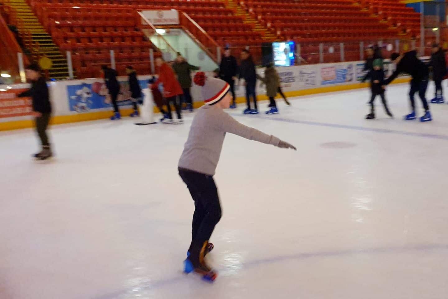 Speed skating!