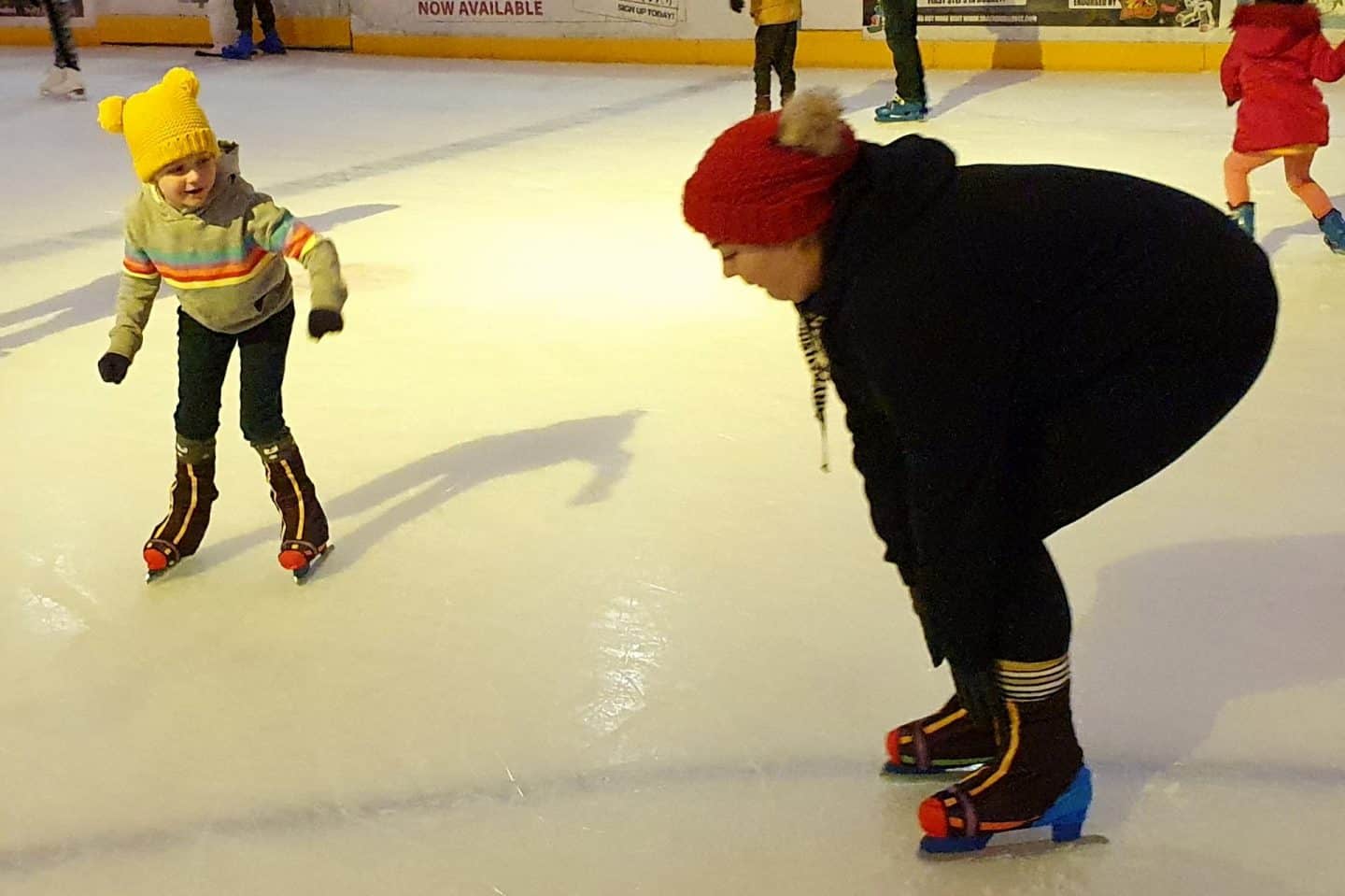 Adult ice skating lessons
