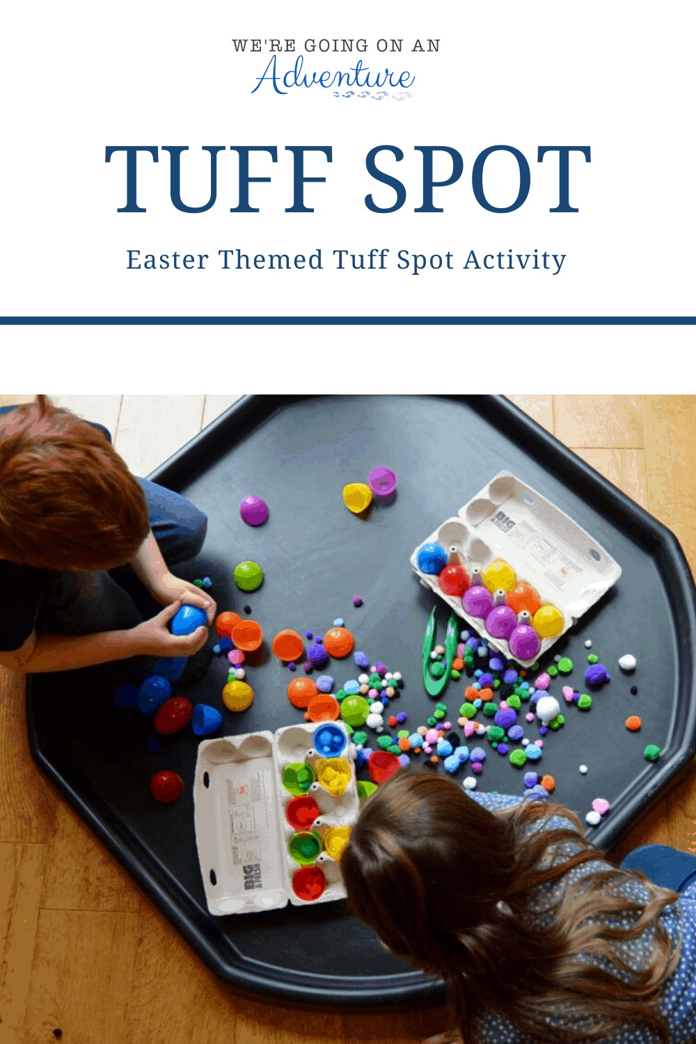 Tuff Spot activity with an Easter theme