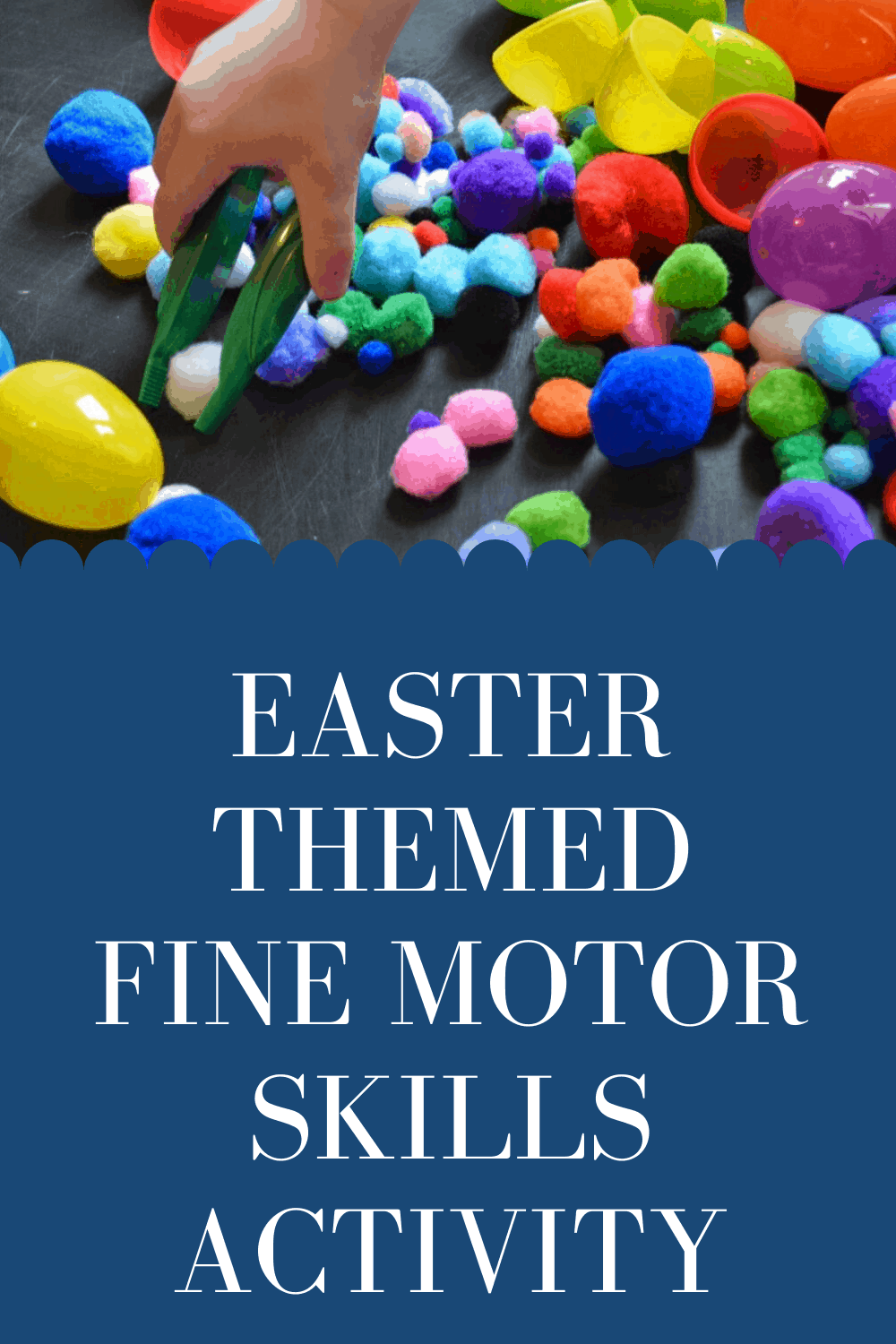 Easter themed fine motor skills activity for early years