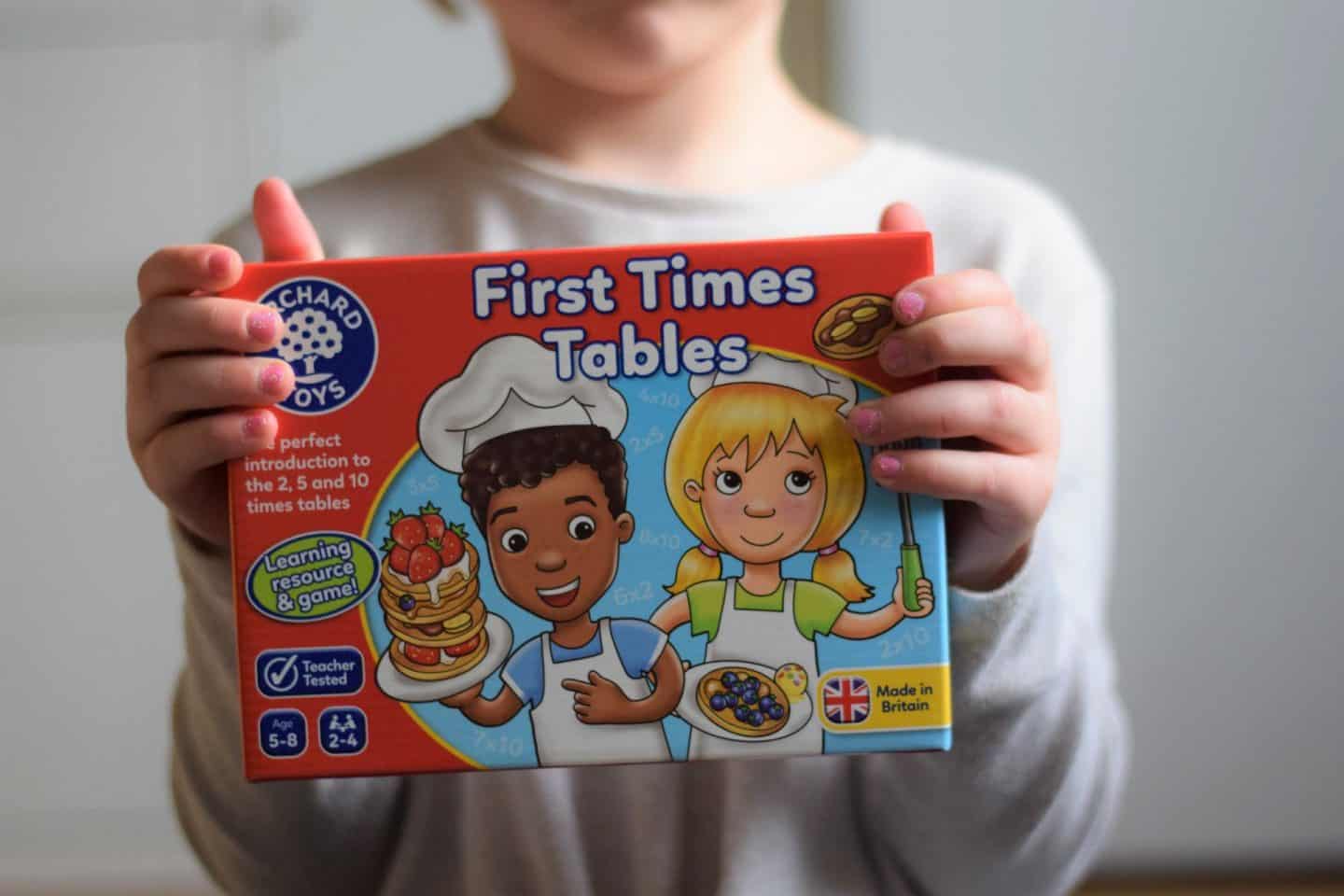 Orchard Toys First Times Tables multiplication practice game
