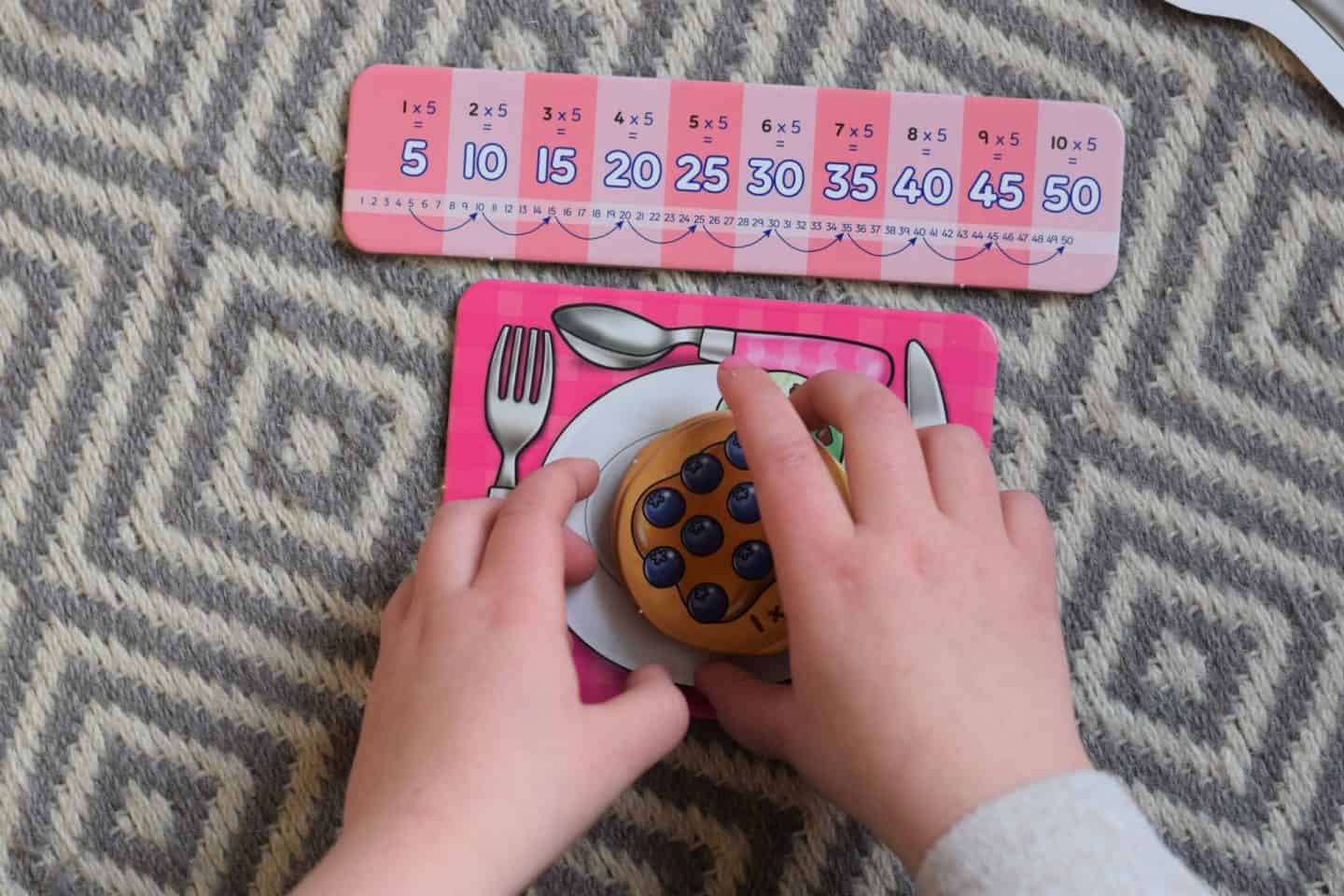 If you get the answer right, you can stack the pancake on your plate!