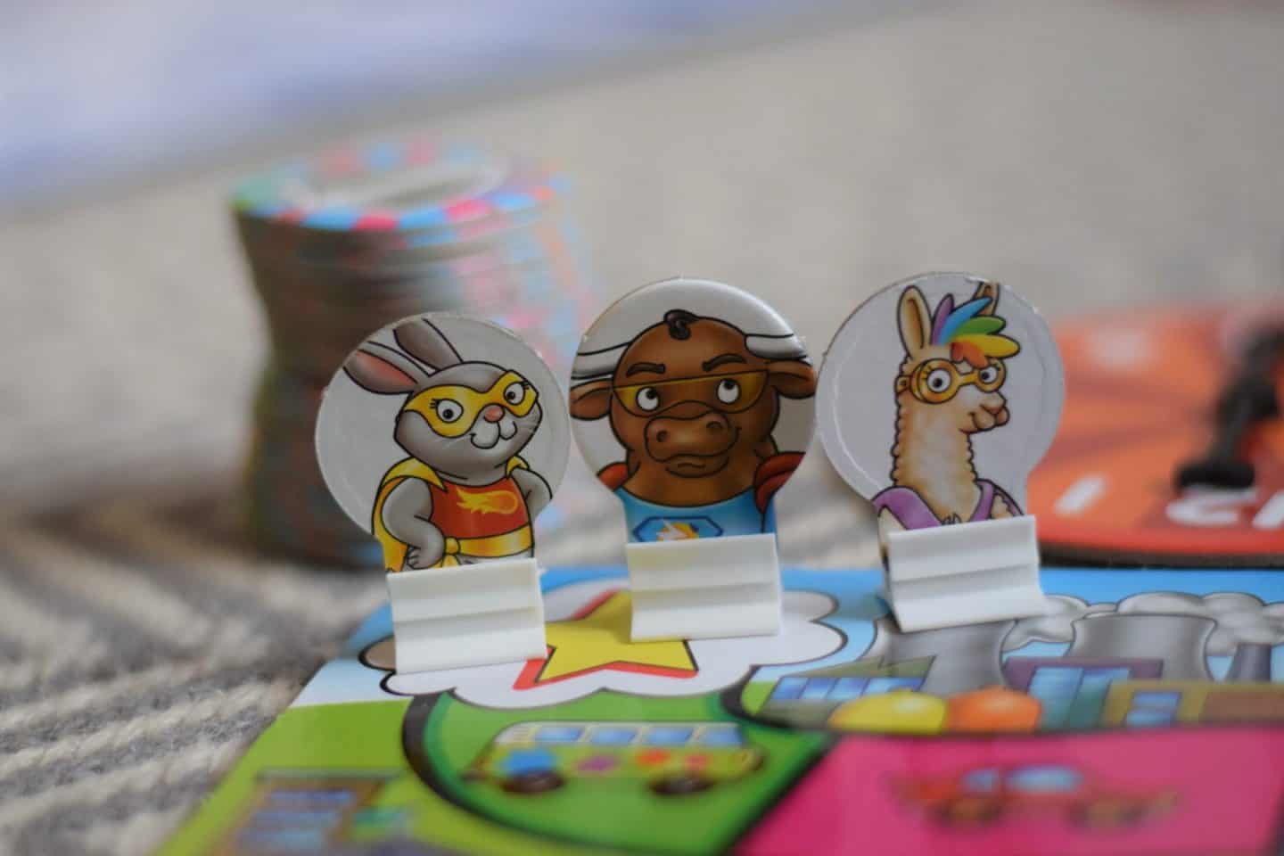 Times Tables Heroes - characters to move around the board