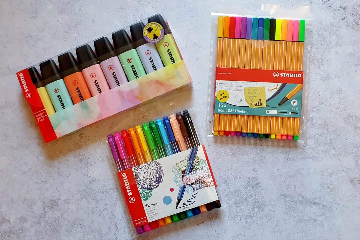 WIN STABILO pens