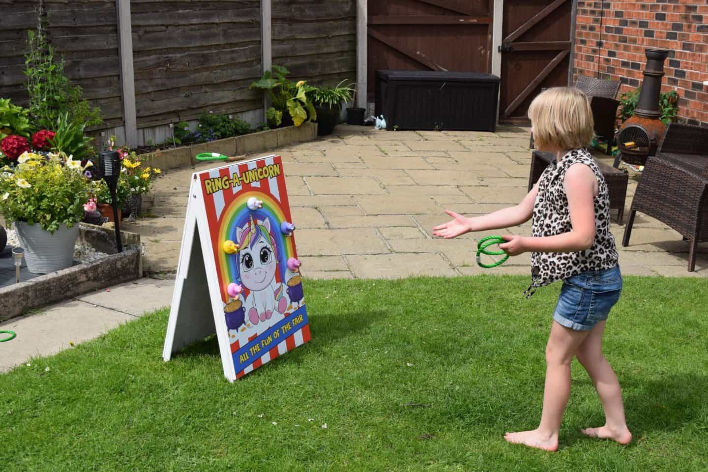 Socially distanced birthday party games