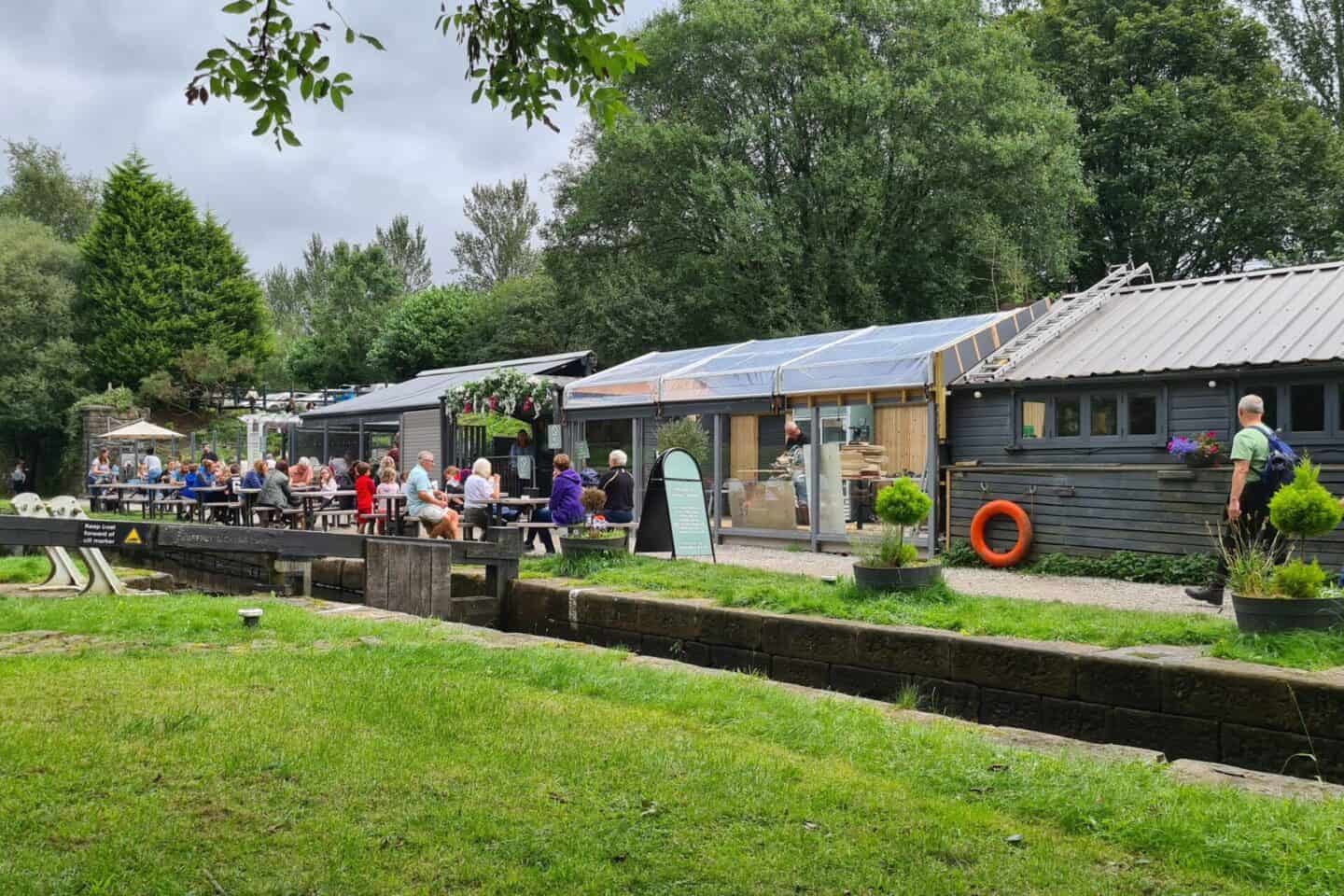 Grandpa Greene's Luxury Ice Cream Parlour in Diggle, Saddleworth near Manchester