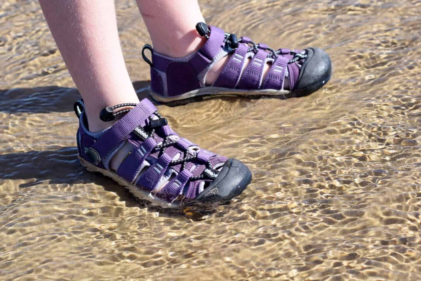 Keen sandals are perfect at the beach