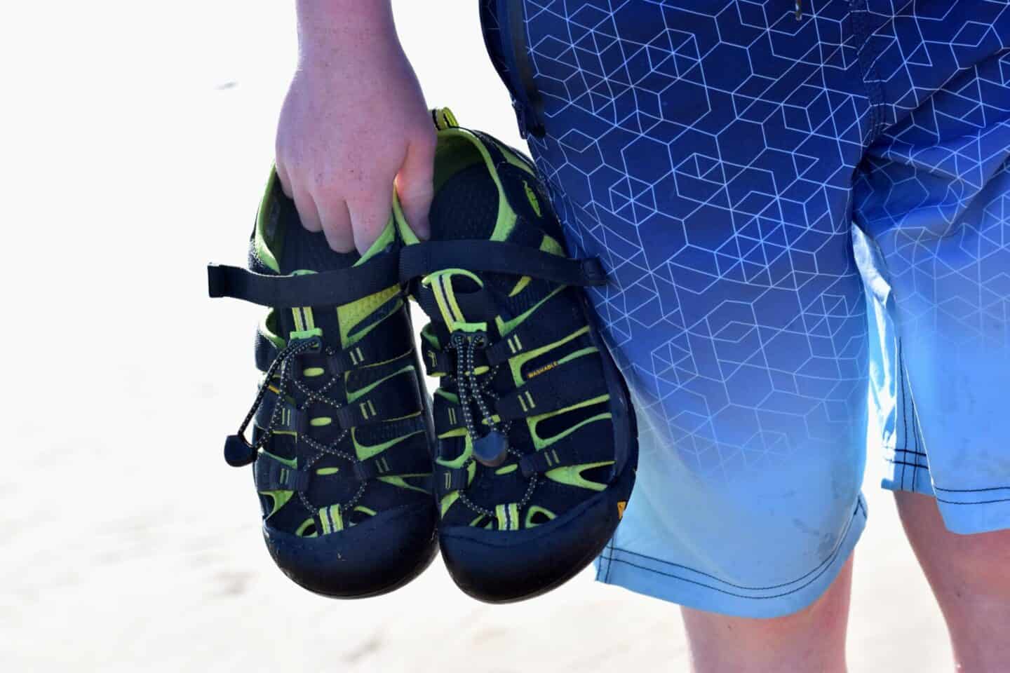 Keen sandals are easy to put on and adjust