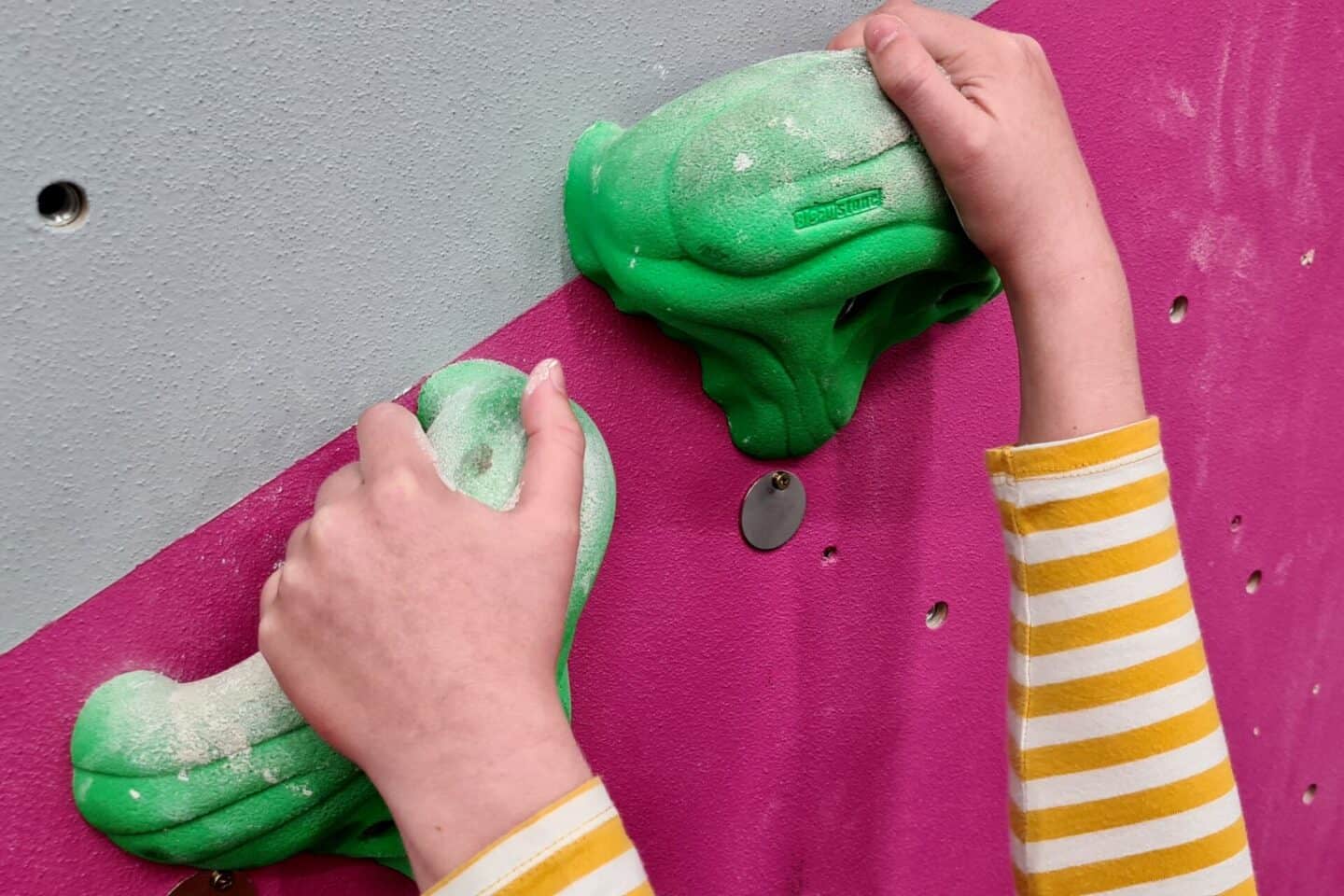 Hand grips at The Climbing Hangar