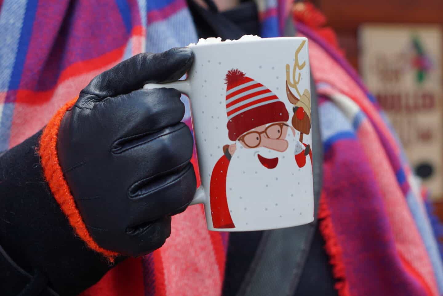 Manchester Christmas Markets - mug of hot chocolate