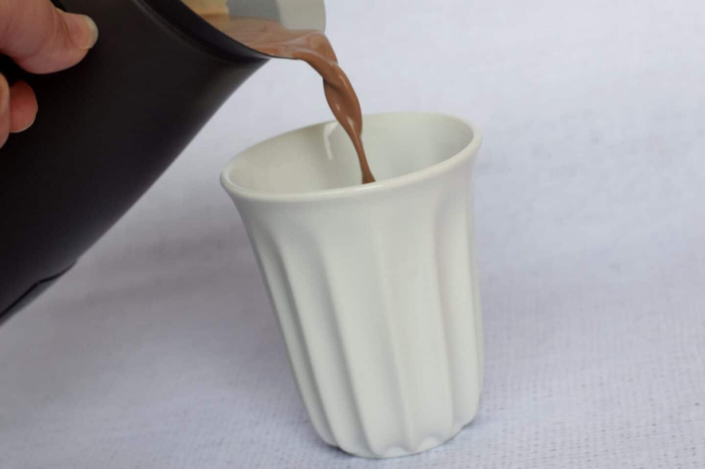 Hotel chocolat pod cups are perfectly sized for your Velevtiser hot chocolate
