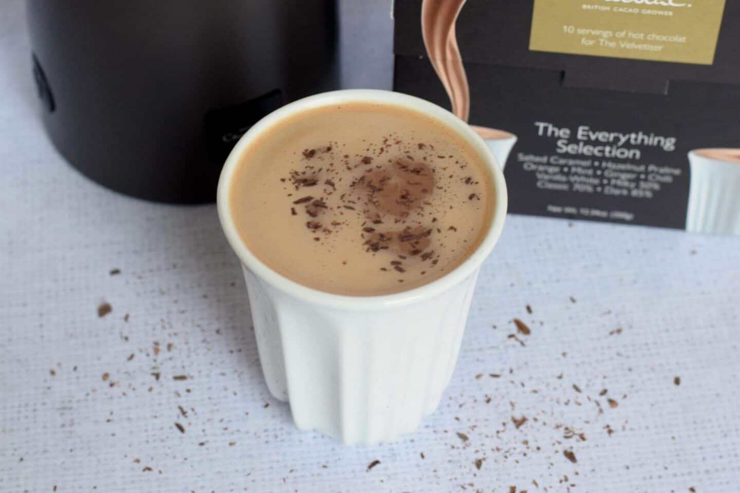 Save some flakes for the top of your drink!