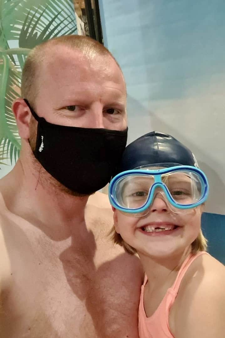 Face coverings at swimming lessons