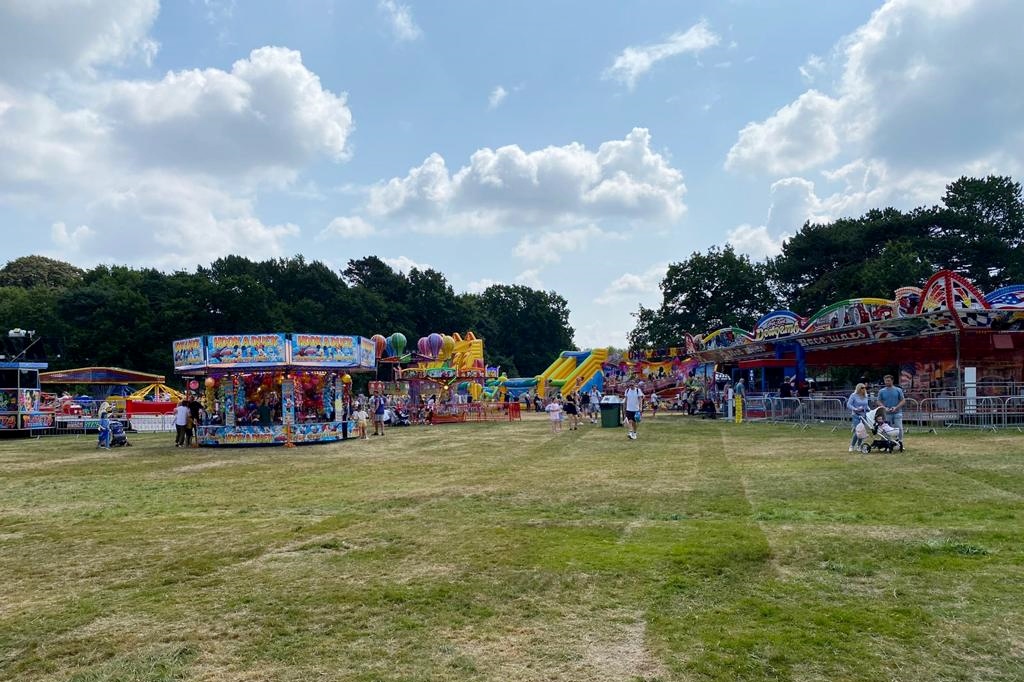 Wythenshawe Park dino kingdom fair ground