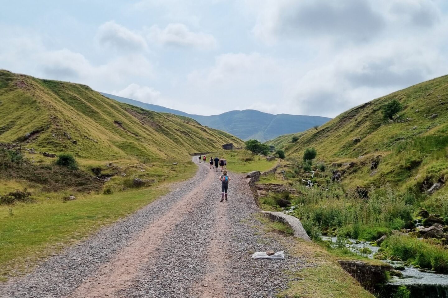 Lyn y Fan Fach - 1.5 mile up hill walk to the lake