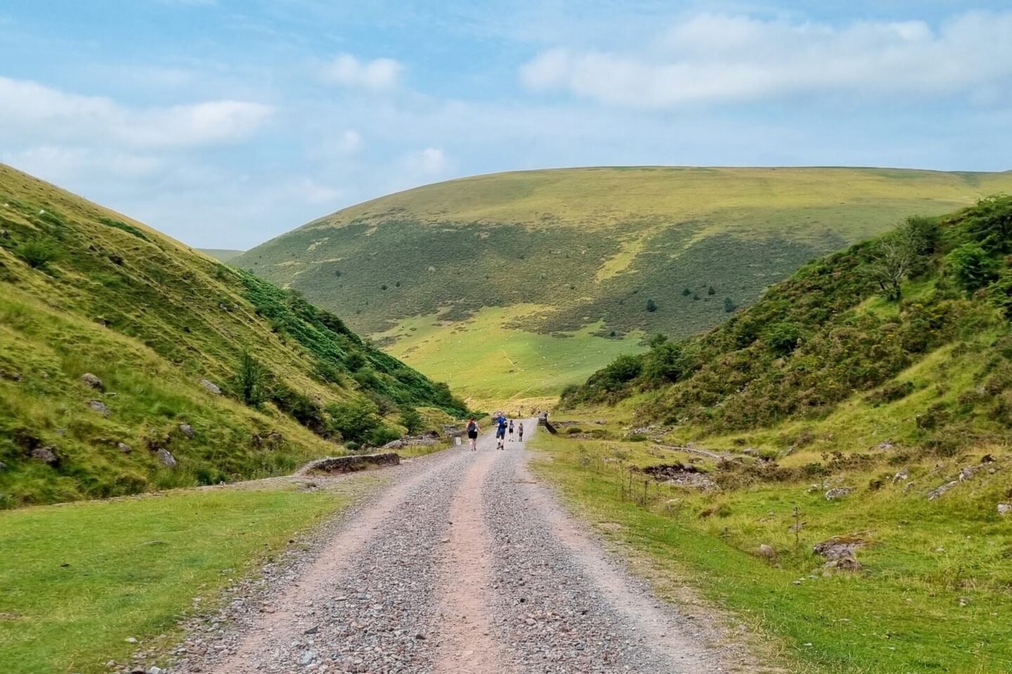 Stunning views walking back down at Lyn y Fan Fach