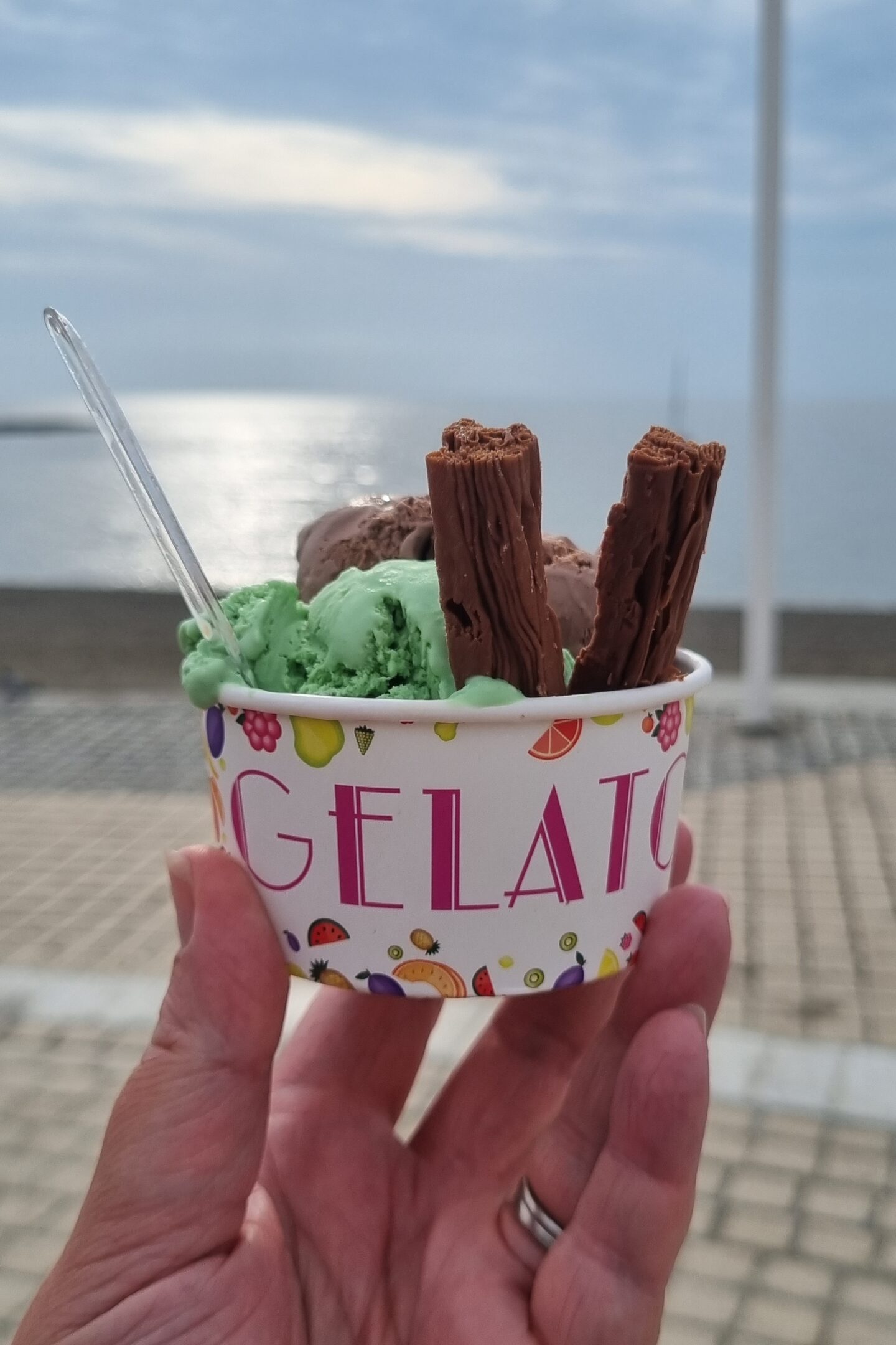 Mario's ice cream in Aberystwyth