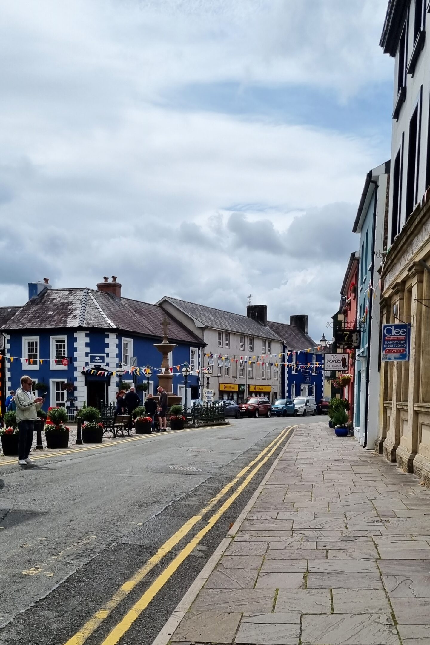 Pretty Llandovery town centre