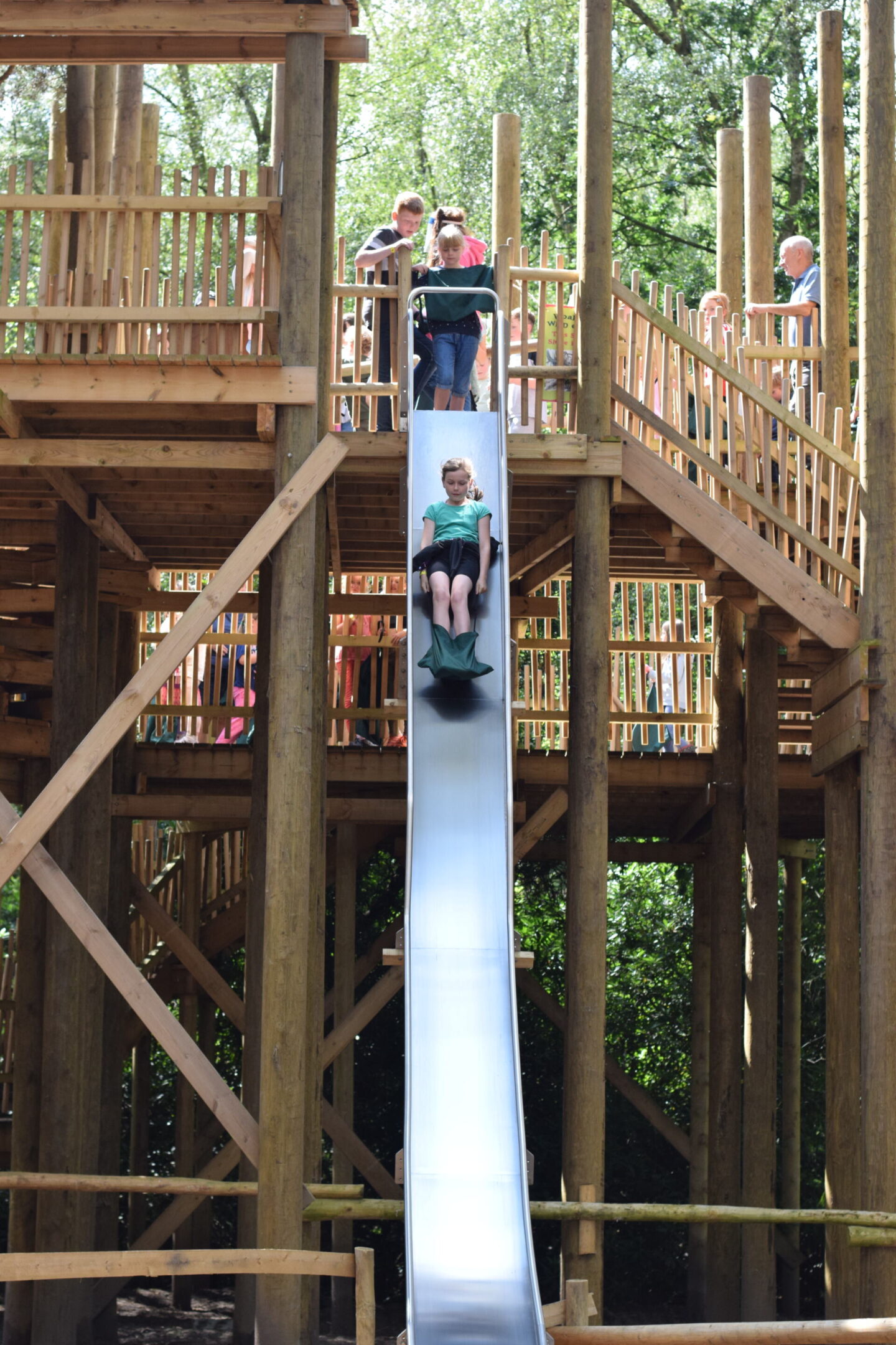 The steepest slide at BeWILDerwood