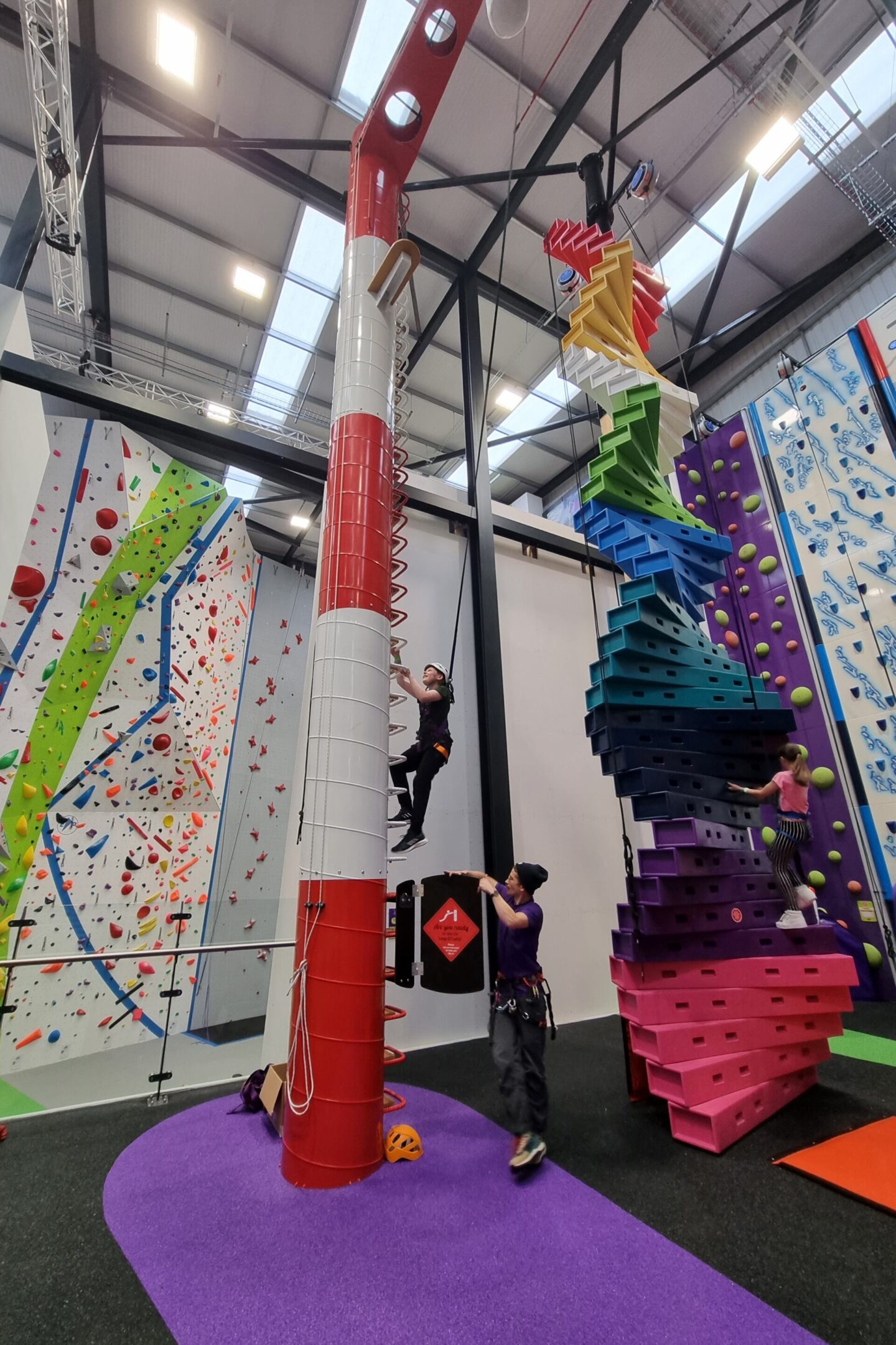 11 metre high leap of faith at Summit Up