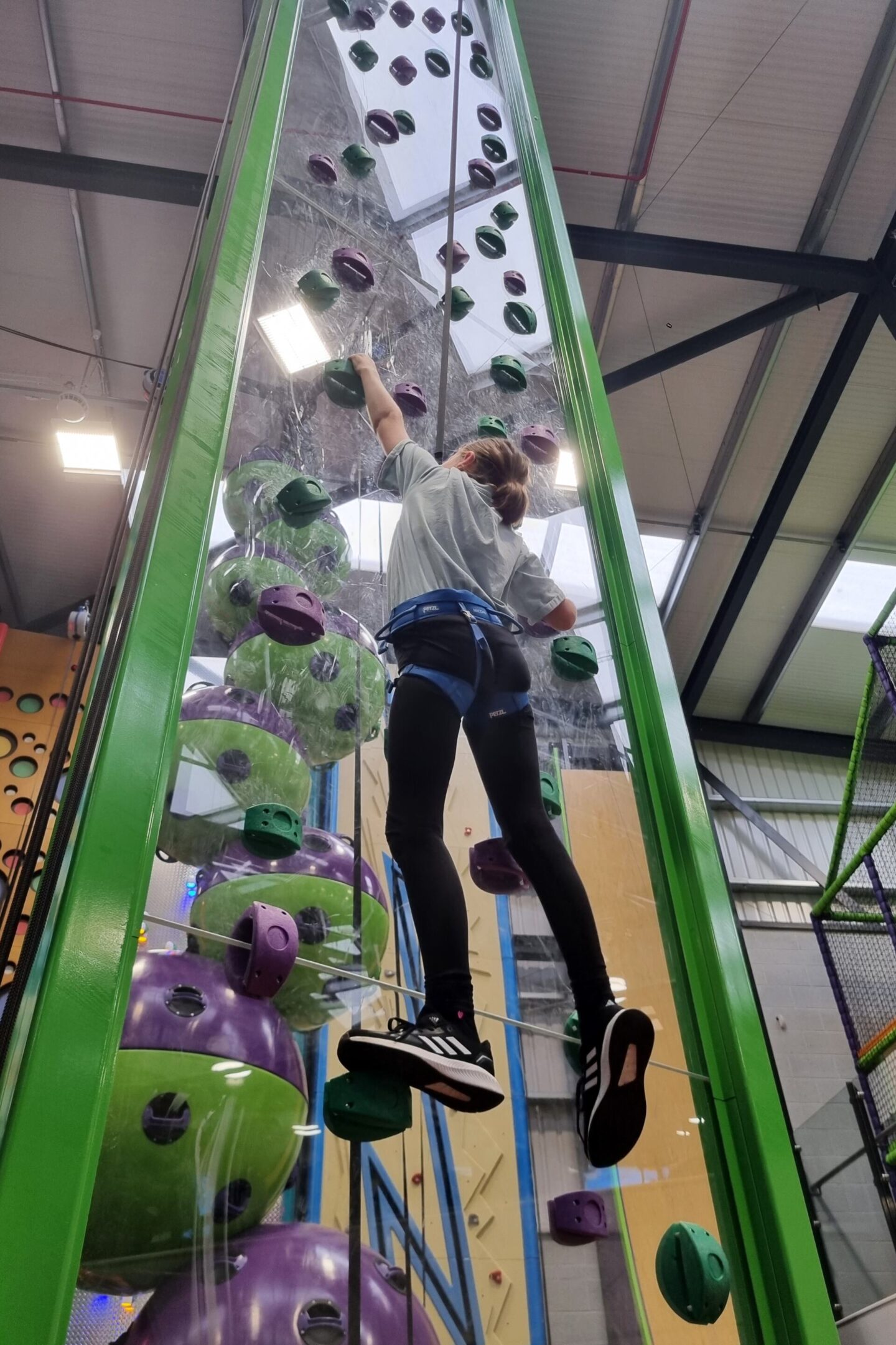 Summit up has one of the largest Clip n Climb arenas in the UK