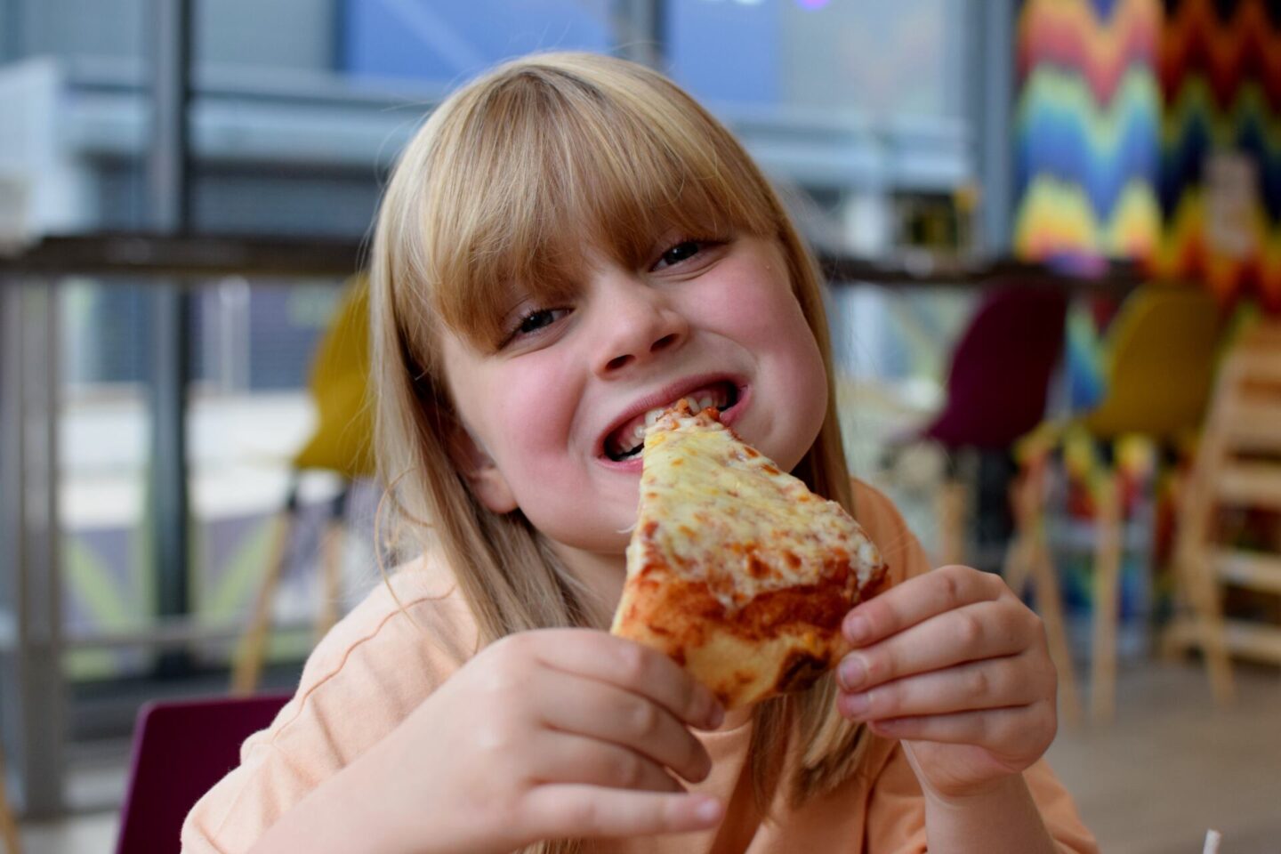 Freshly made pizza makes the perfect lunch after a morning at Plantasia