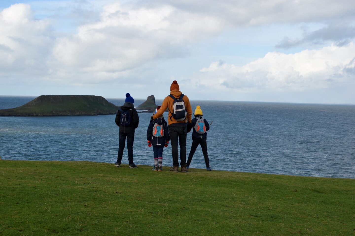 Looking out to Worm's Head