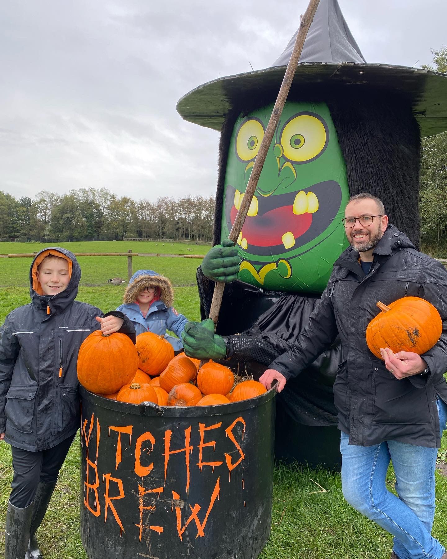 Pumpkin picking at Lancaster Farm