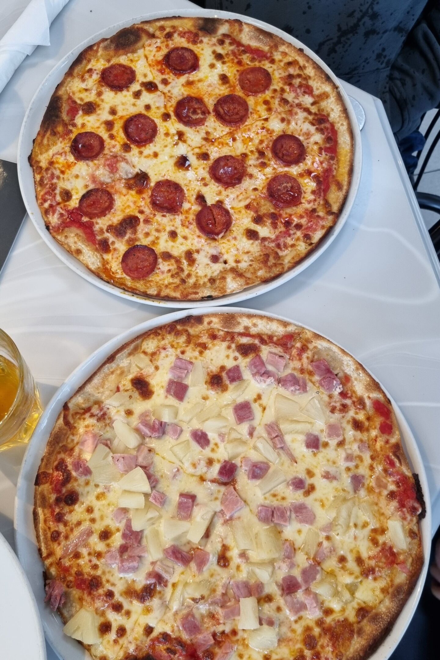 Pizza at Verdi's Café Mumbles