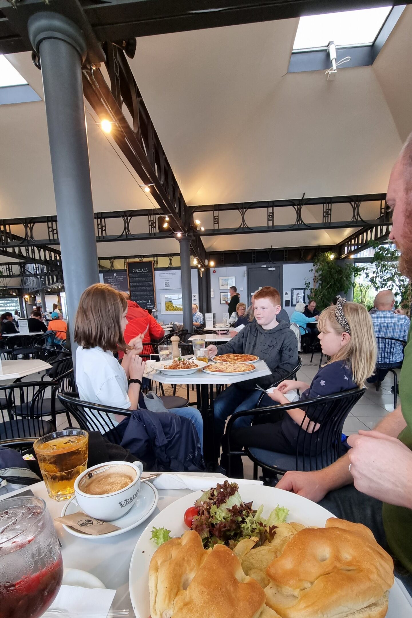 Verdi's Café Mumbles serves delicious Italian food.