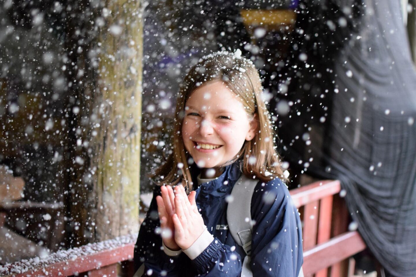Trixie played tricks on us - and even made it snow!