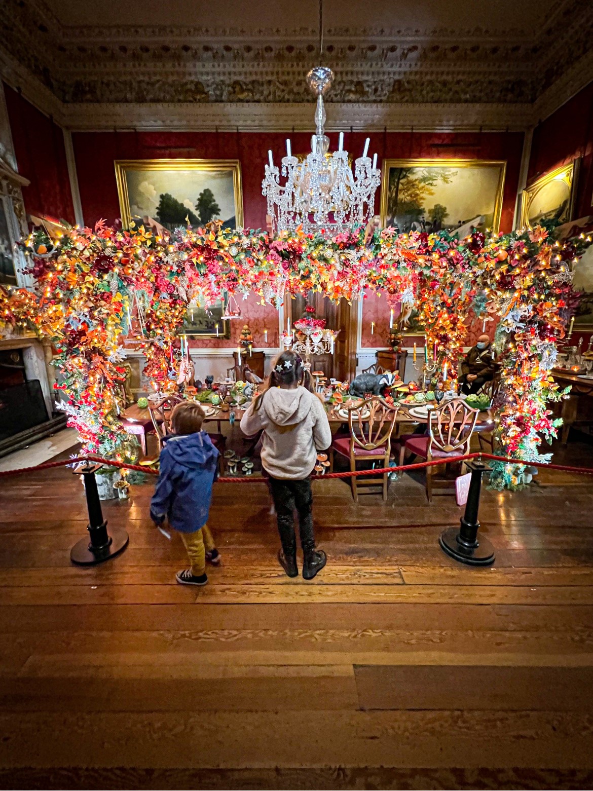 Breathtaking feast table at Castle Howard's Christmas in Narnia