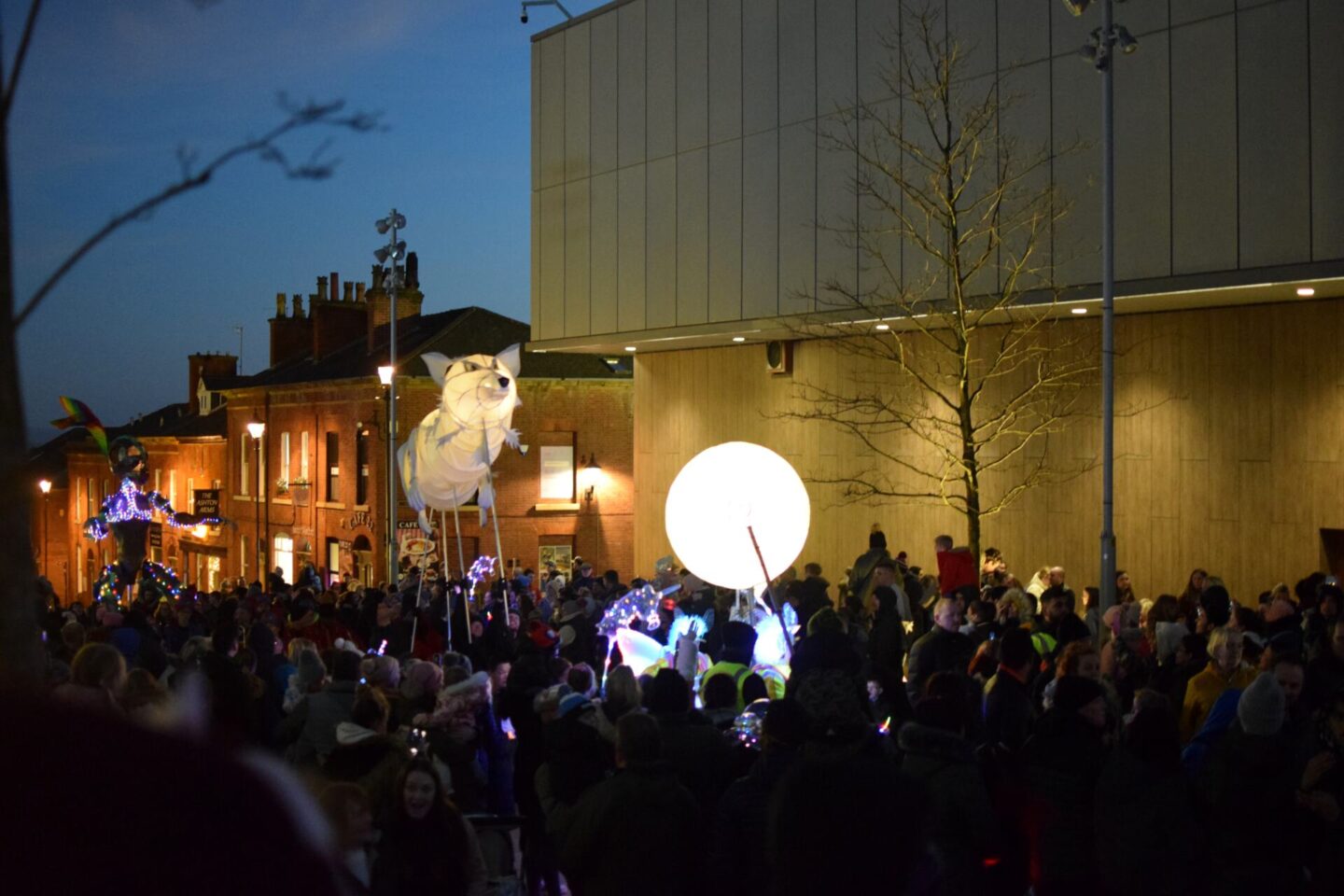 Illuminate Oldham parade of puppets and light