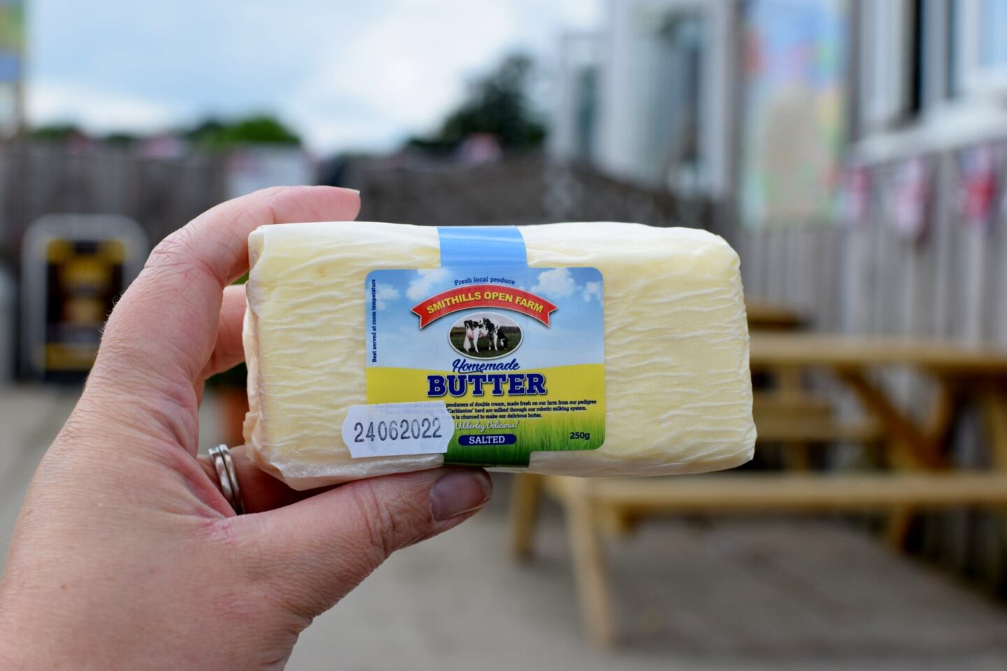 Fresh, homemade butter from Smithills Milk and Ice Creamery