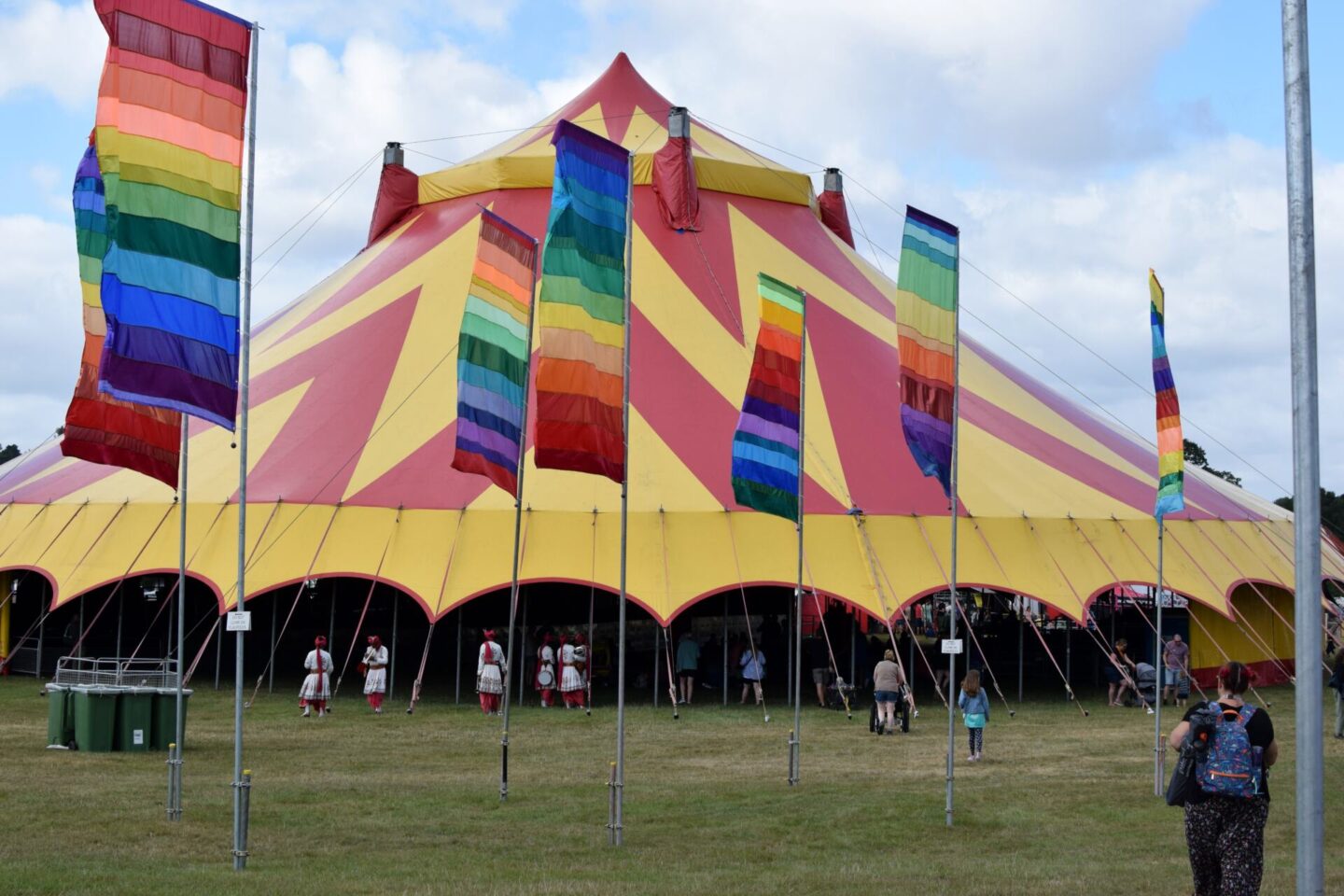 Camp Bestival big top tent