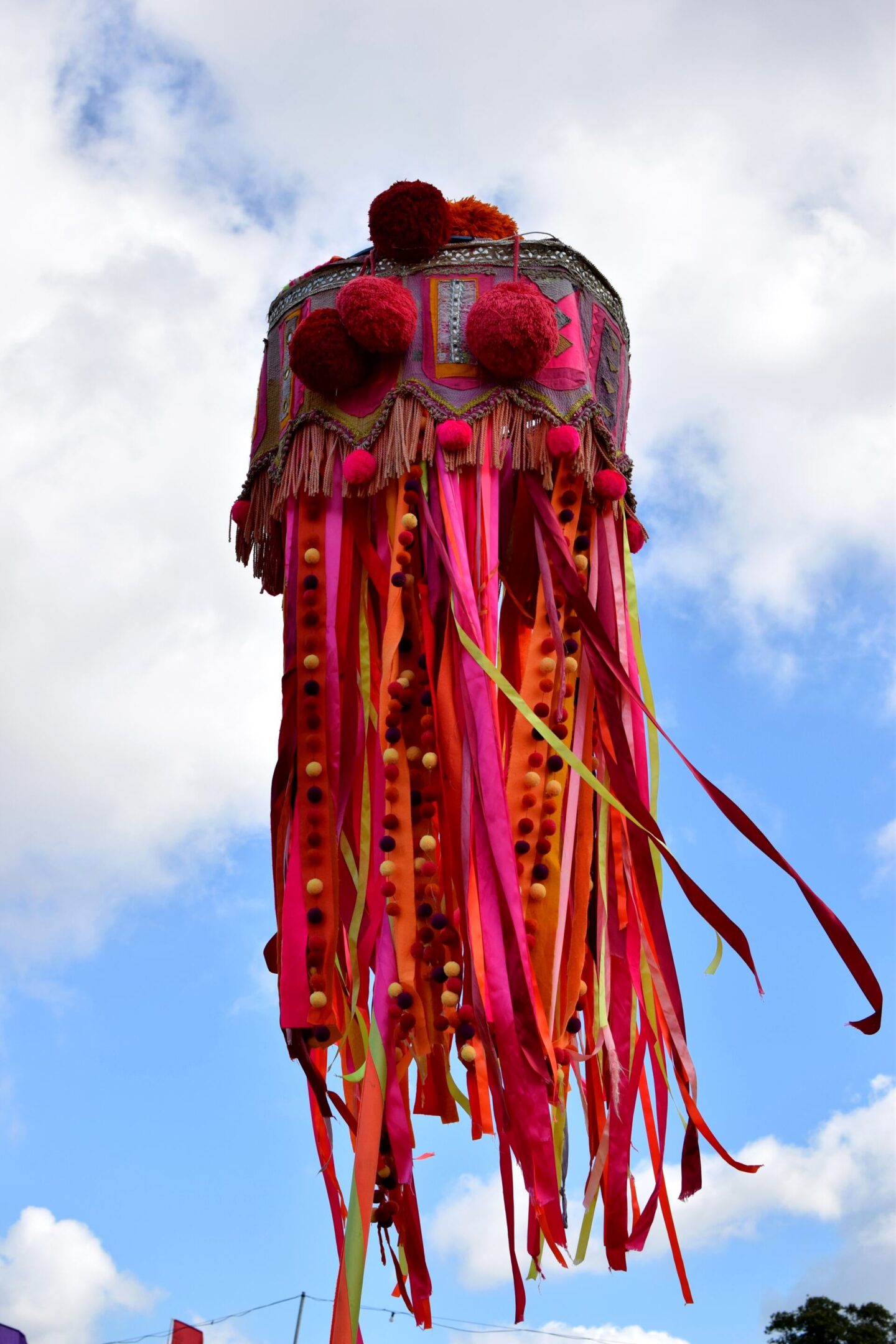 Festival decorations at Camp Bestival Shropshire
