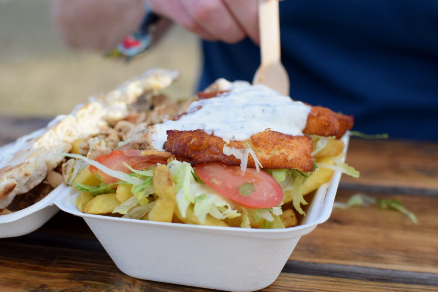 Gyros at Camp Bestival Shropshire