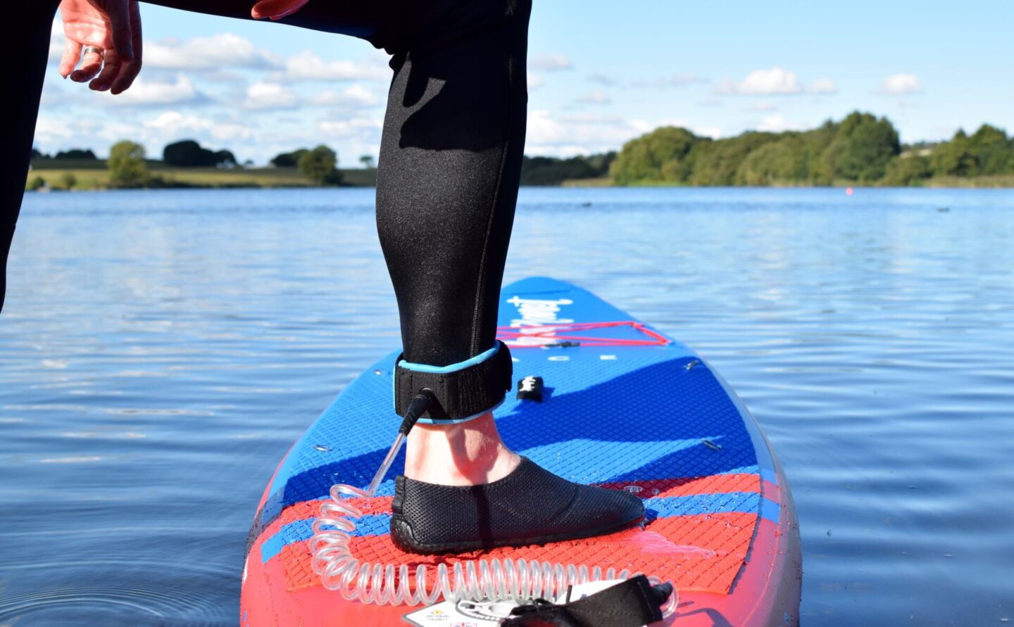 Always use a safety leash with your paddleboard