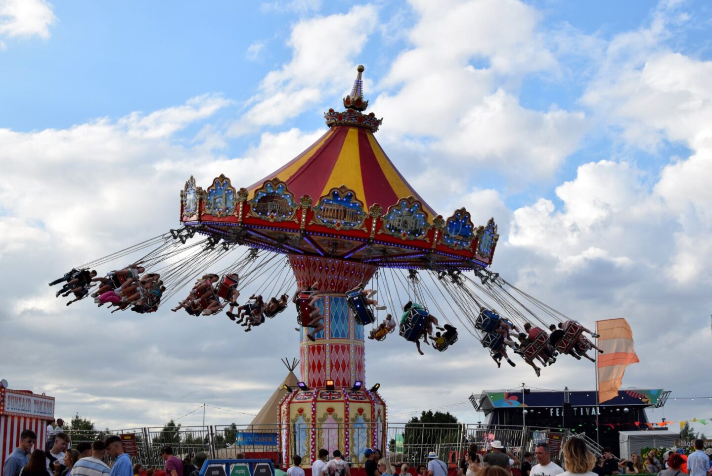 Wave Swinger fairground ride