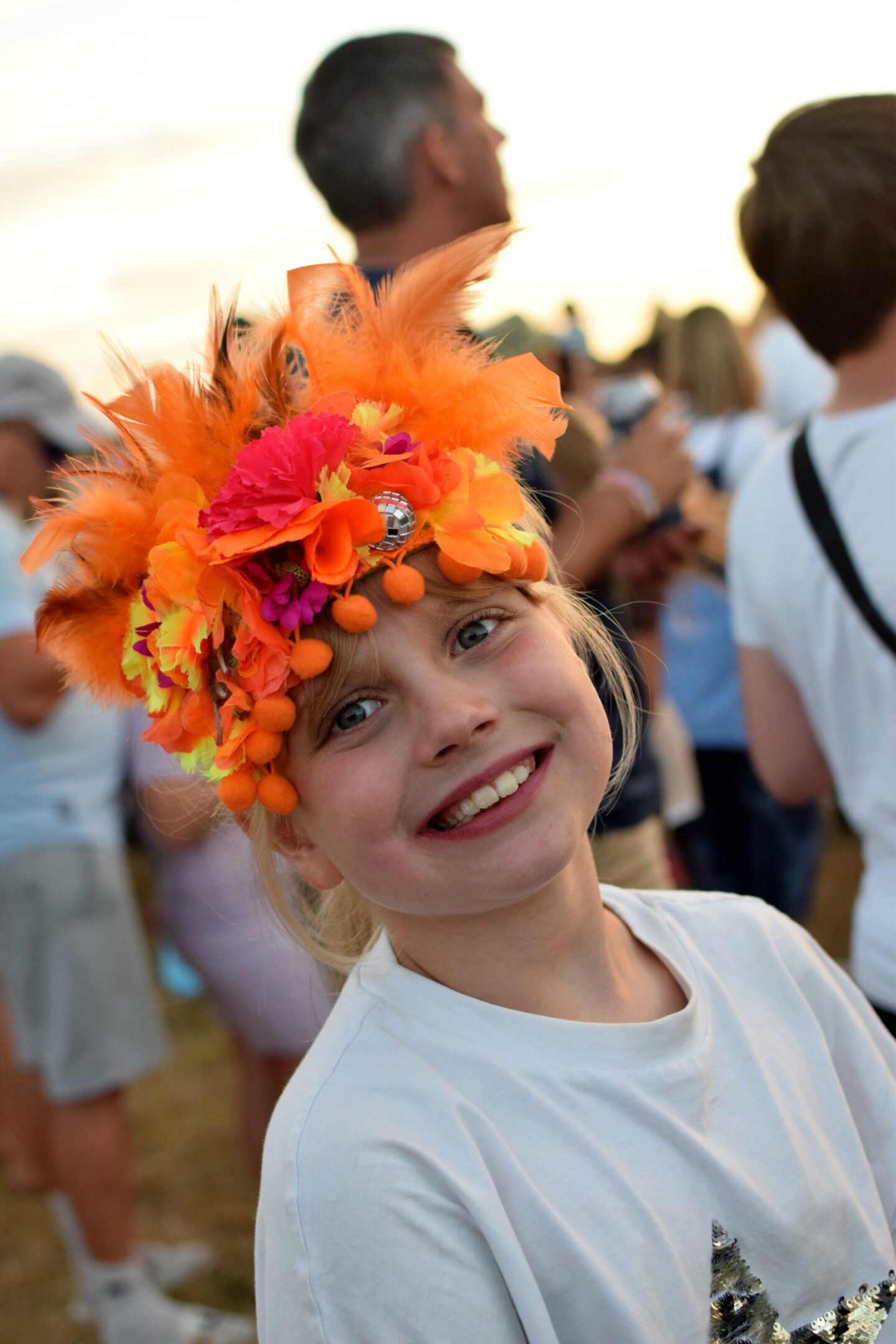 Freckles & Freesias festival headdress