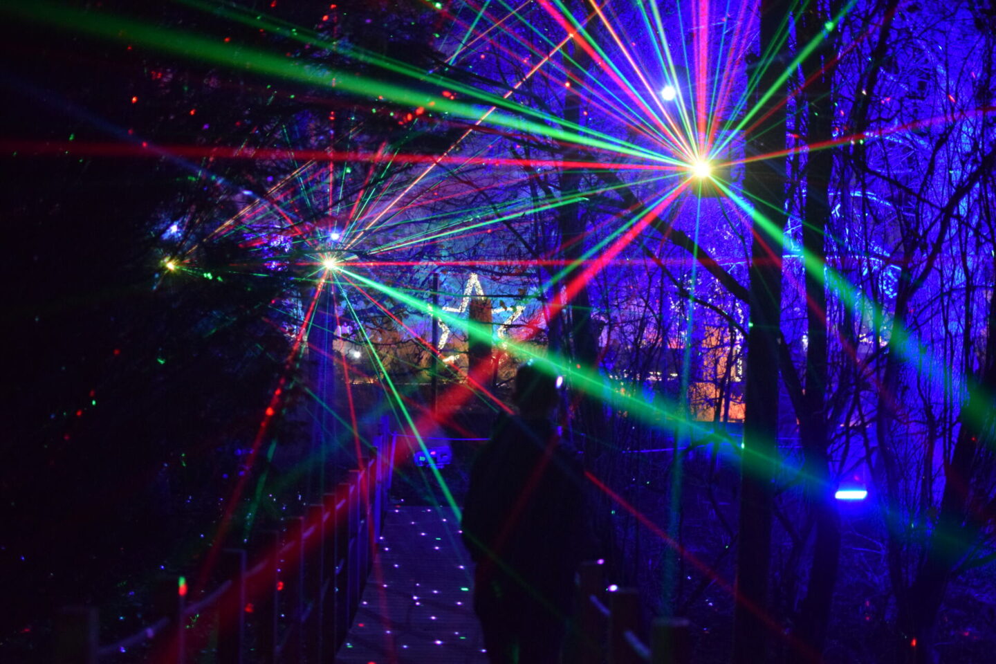 Trentham Gardens lasers