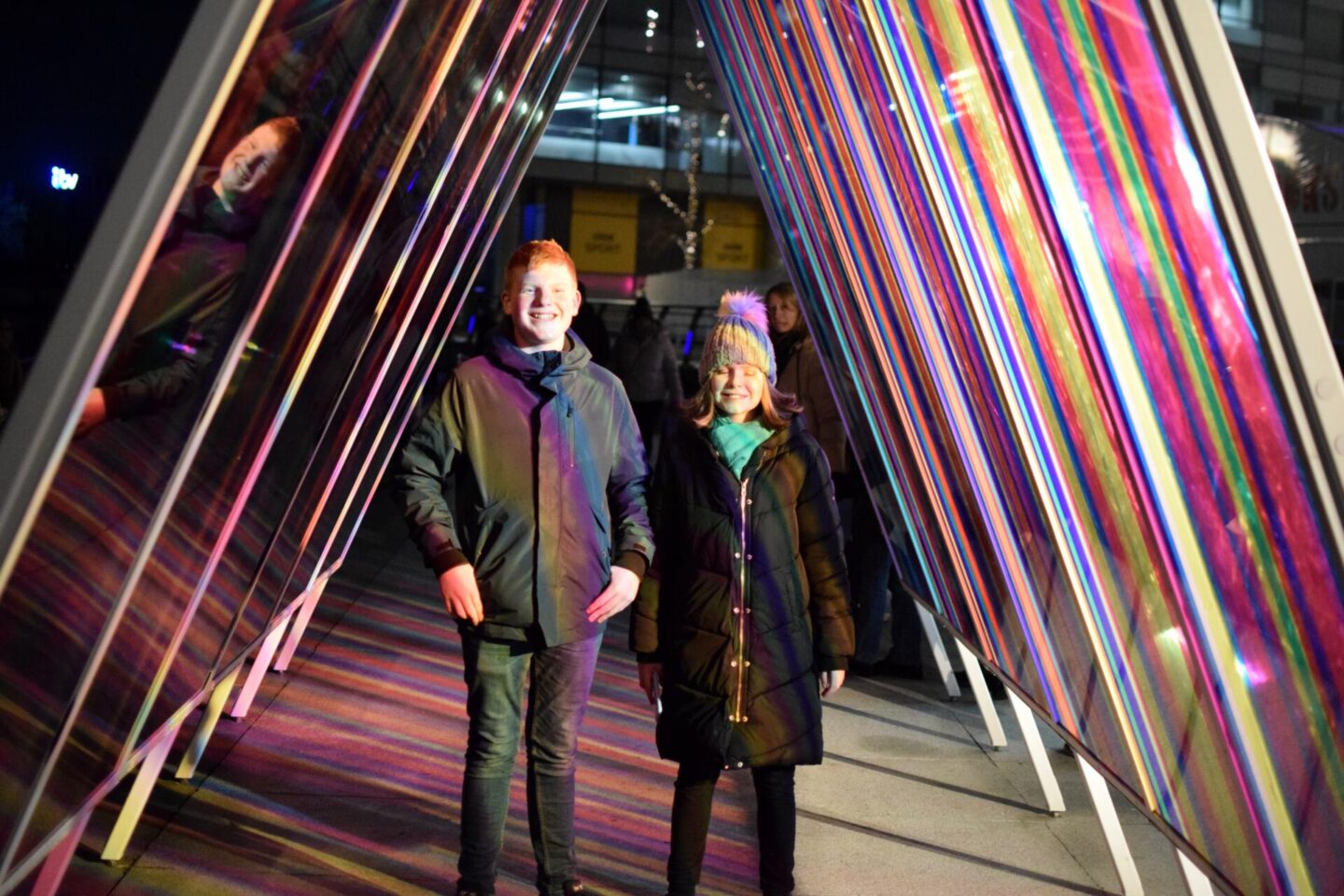 Through No 4 is a permanent fixture on the docks at Media City