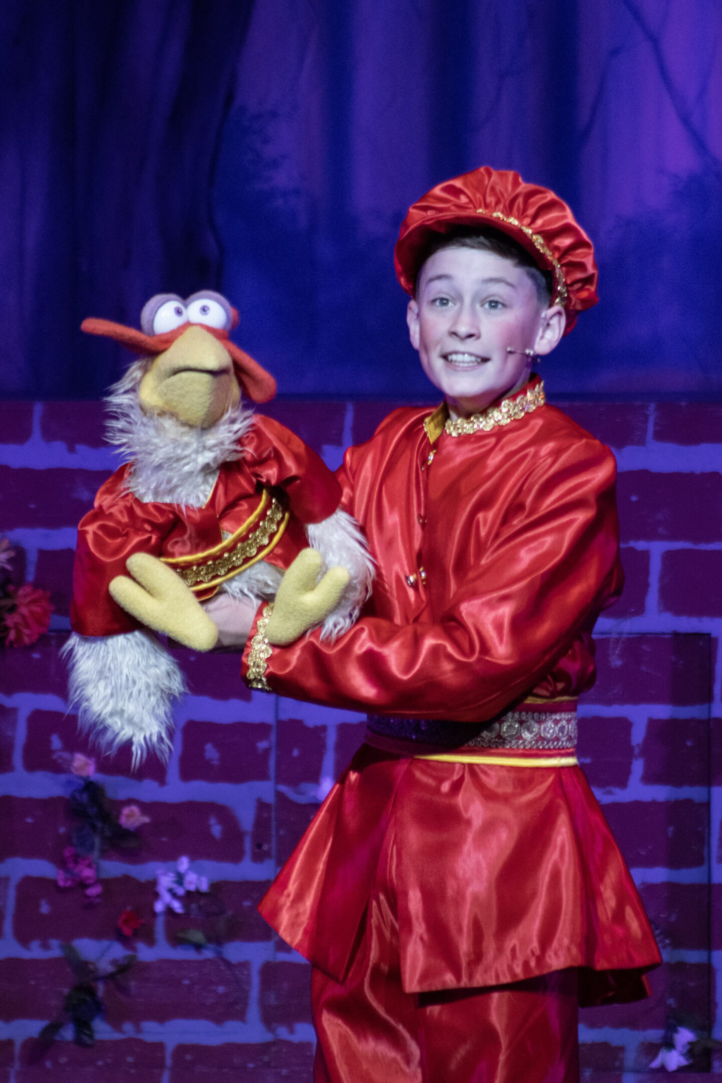 Jamie Leahey and puppet Chuck from Britain's Got Talent in panto this Christmas