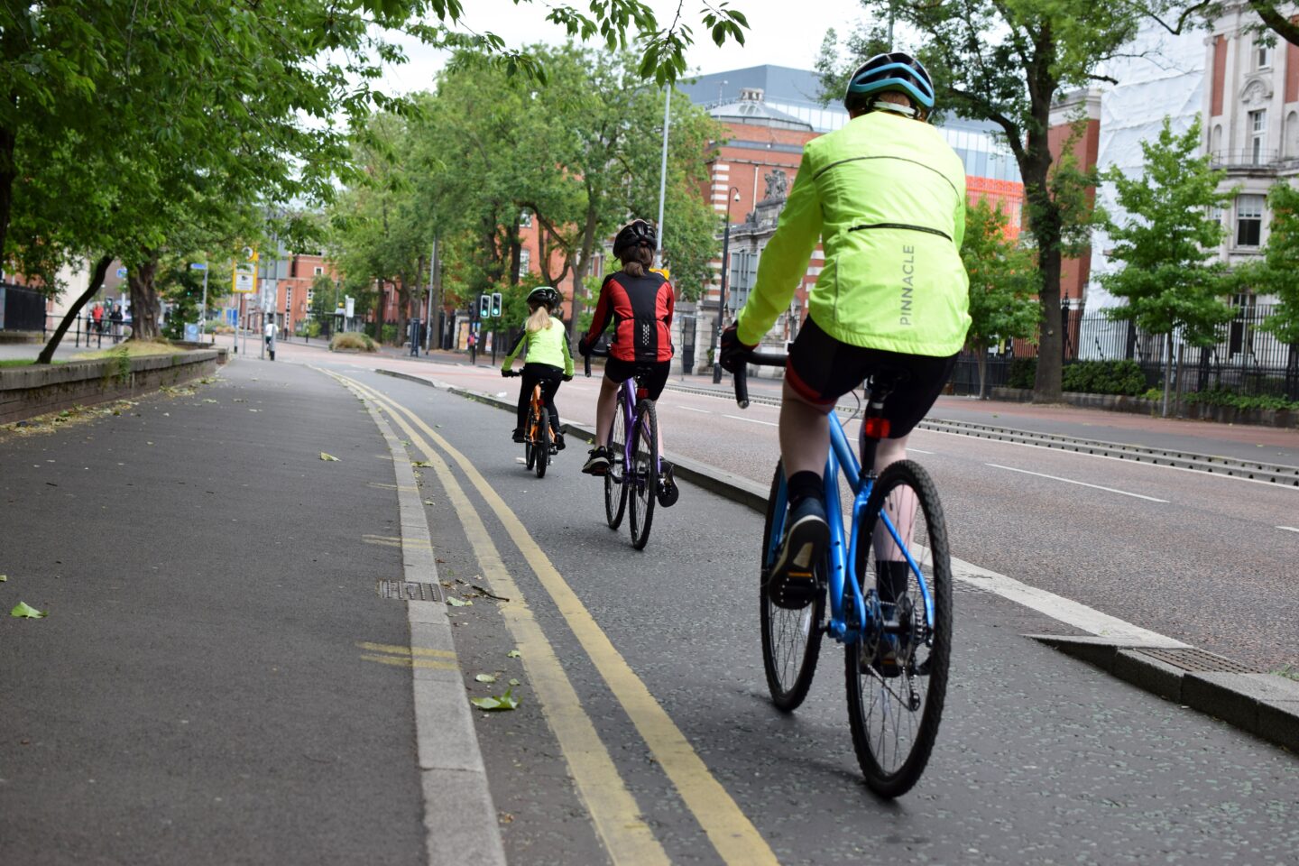 Cycling in Manchester with kids