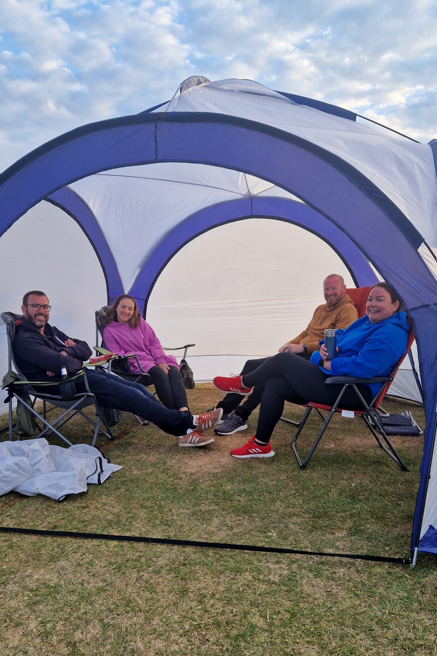 An event shelter is a great option for creating more space when you're camping